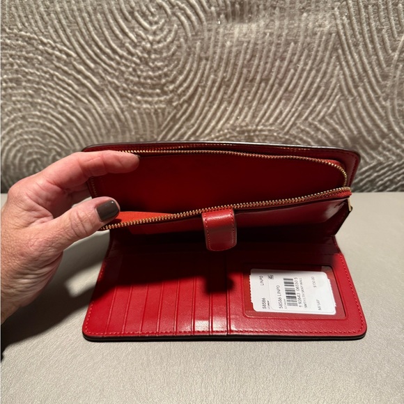 Coach Smooth Skinny Leather Wallet - Picture 6 of 9